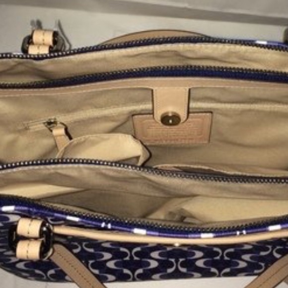 COACH PEYTON DREAM C JORDAN DOUBLE ZIP CARRYALL - Picture 4 of 7